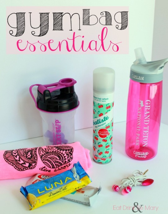 gym bag essentials for girls